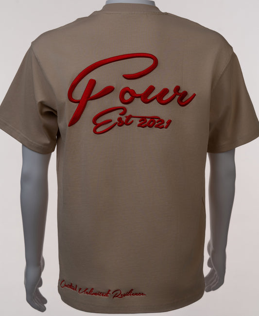 Crimson Cream Short Sleeve T-Shirt